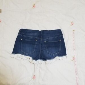 Altar'd State denim lace shorts
